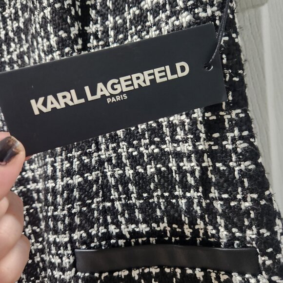 Karl Lagerfeld tweed dress with tags - Picture 3 of 10